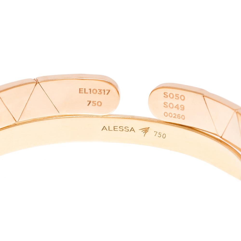 Contemporary Alessa Mykonos Unity Stack 18 Karat Rose Gold Unity Stacks Collection For Sale