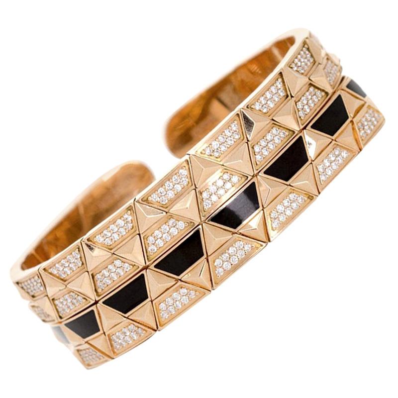 Alessa New York Unity Stack 18 Karat Rose Gold Unity Stacks Collection For Sale