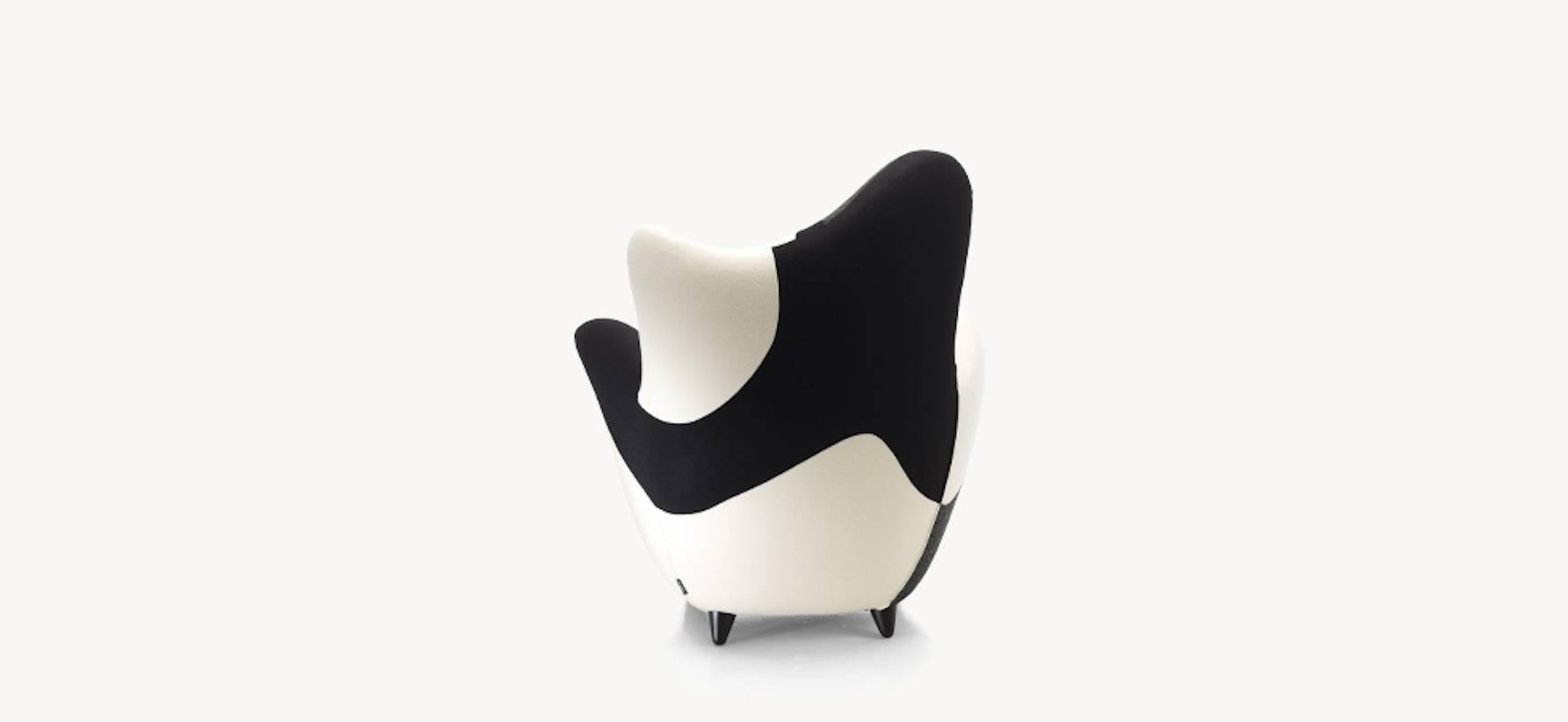Alessandra-Sessel von Javier Mariscal in Schwarz und Weiß oder mehrfarbig (21. Jahrhundert und zeitgenössisch) im Angebot