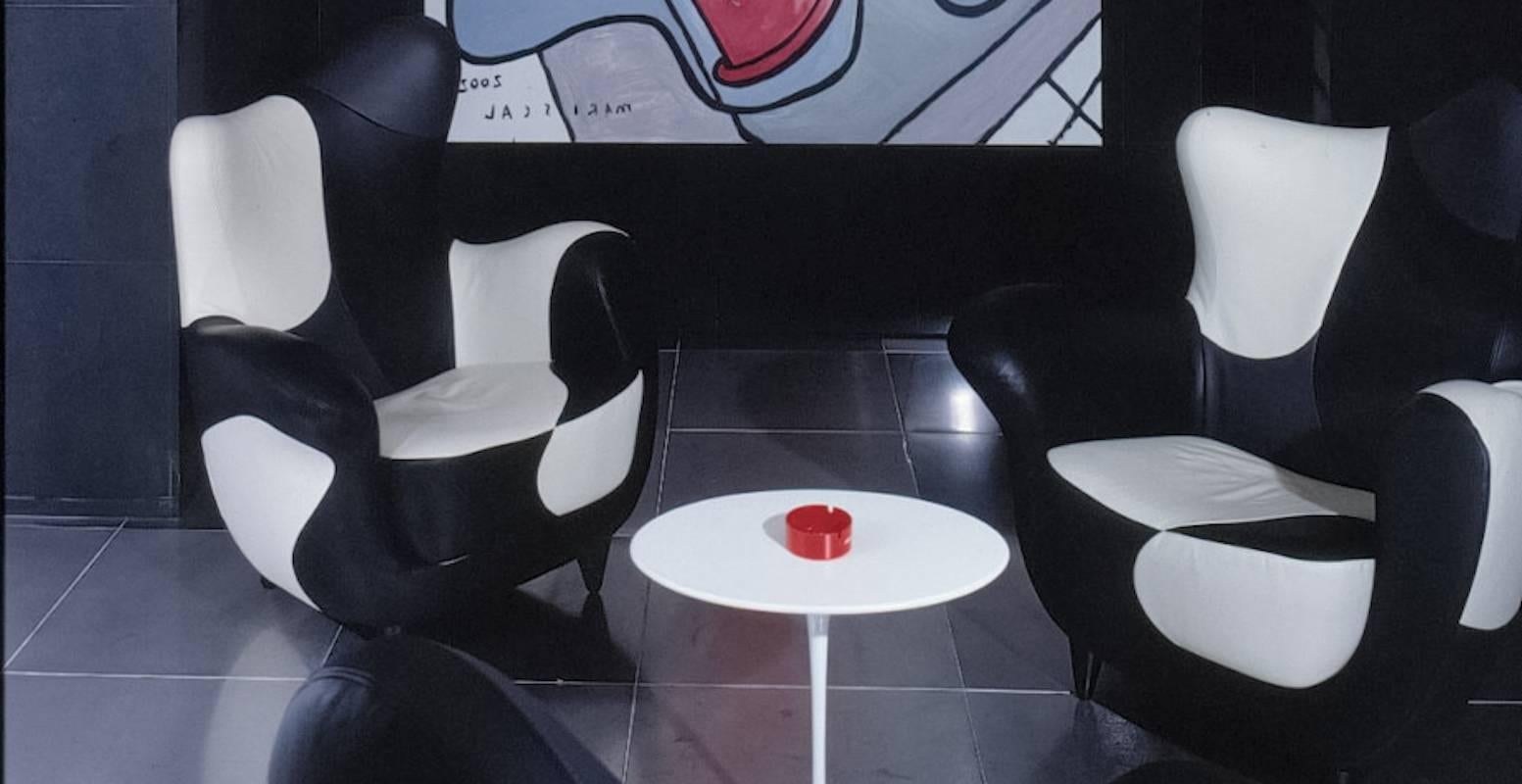 Alessandra-Sessel von Javier Mariscal in Schwarz und Weiß oder mehrfarbig im Angebot 5