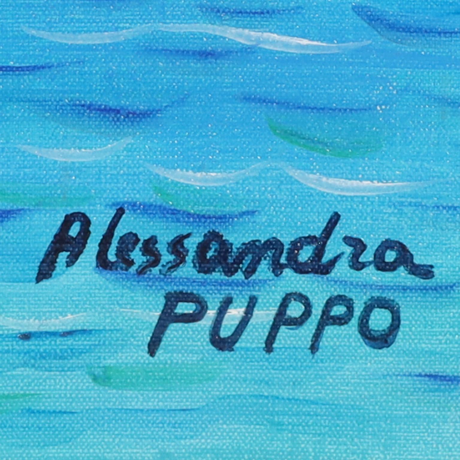 Alessandra Puppo - Peinture acrylique sur toile de style artisanal naïf 2