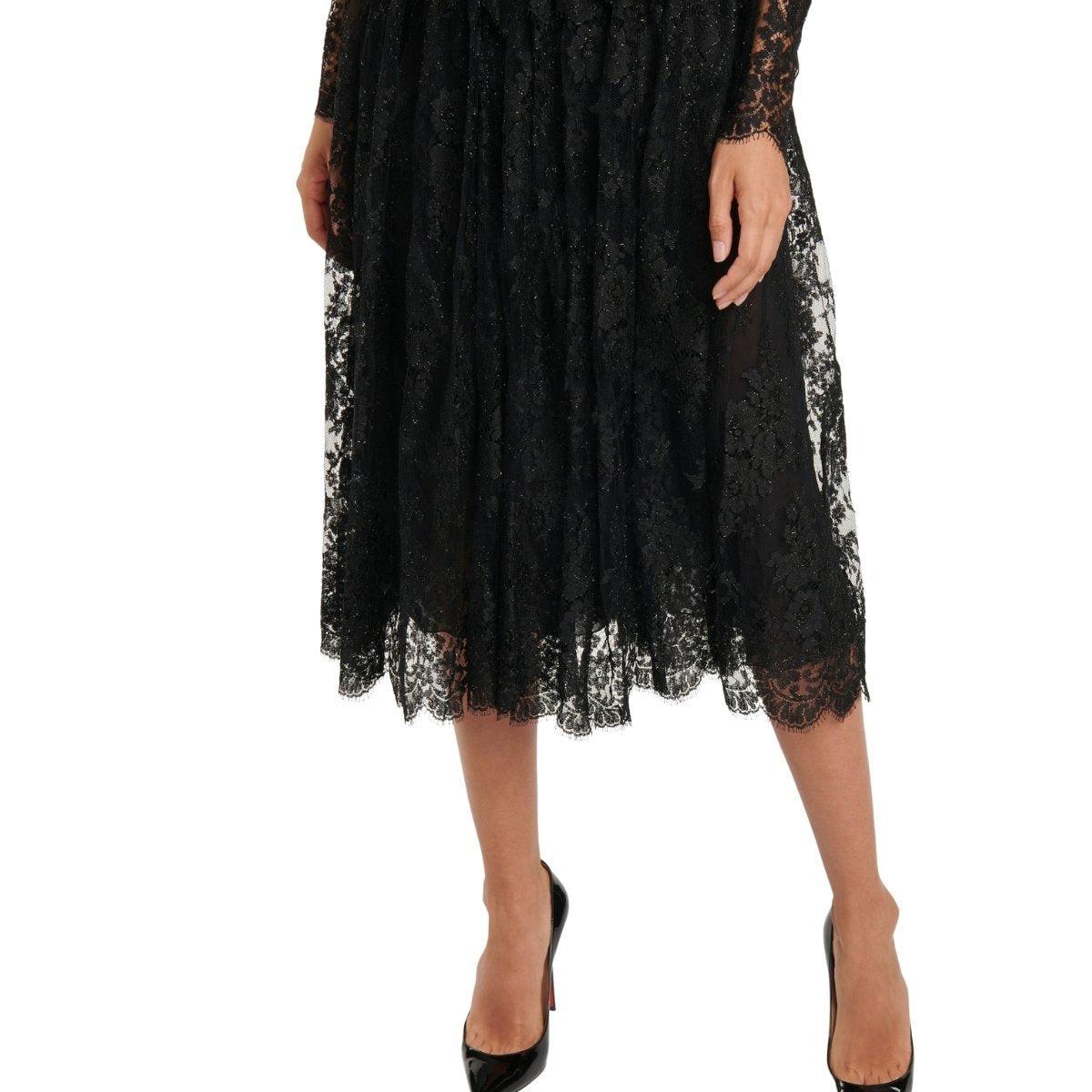 tiered lace dress
