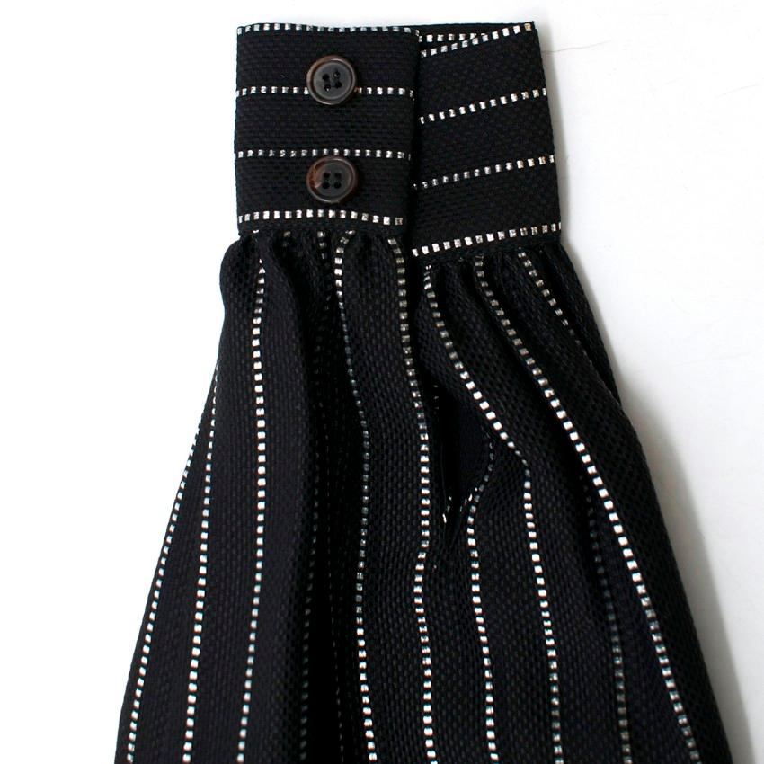 Alessandra Rich metallic-striped silk-blend maxi dress US 8 3