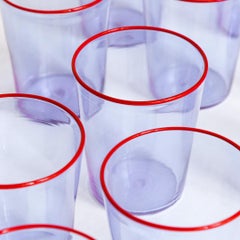 ALESSANDRITE Murano Glass Tumbler by Giberto Venezia, Hand-Blown