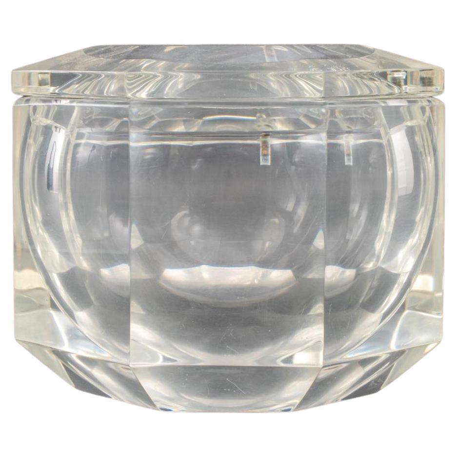 Alessandro Albrizzi Attributed Lucite Ice Bucket For Sale