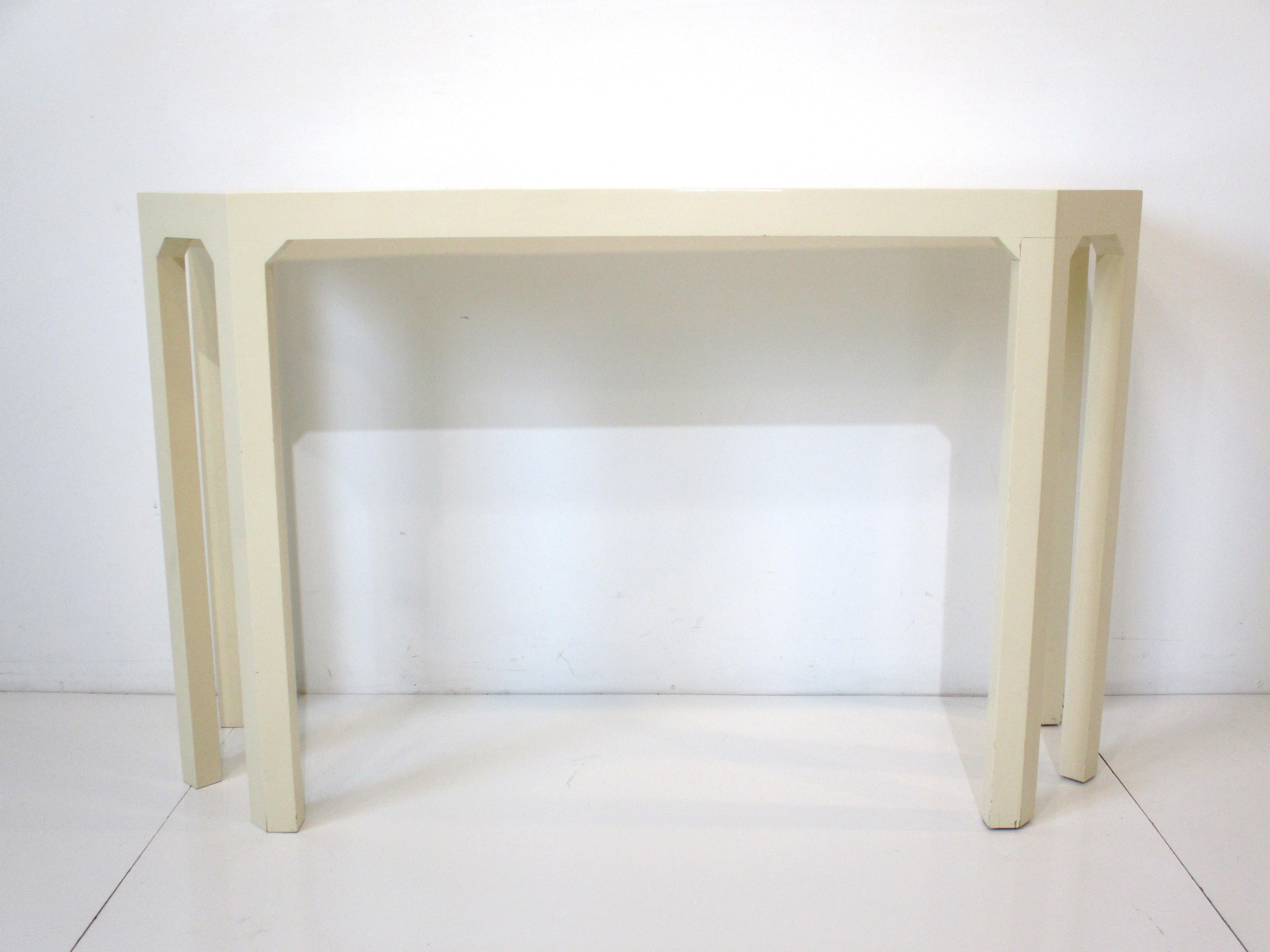 Alessandro Albrizzi Italian Lacquered Console Table 1