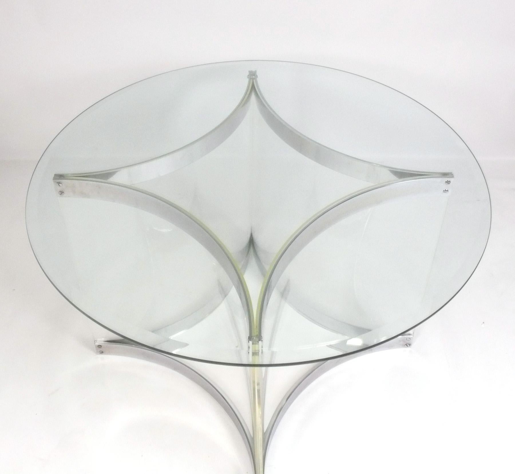 Mid-Century Modern Table de salle à manger Alessandro Albrizzi, Italie, circa 1970 en vente