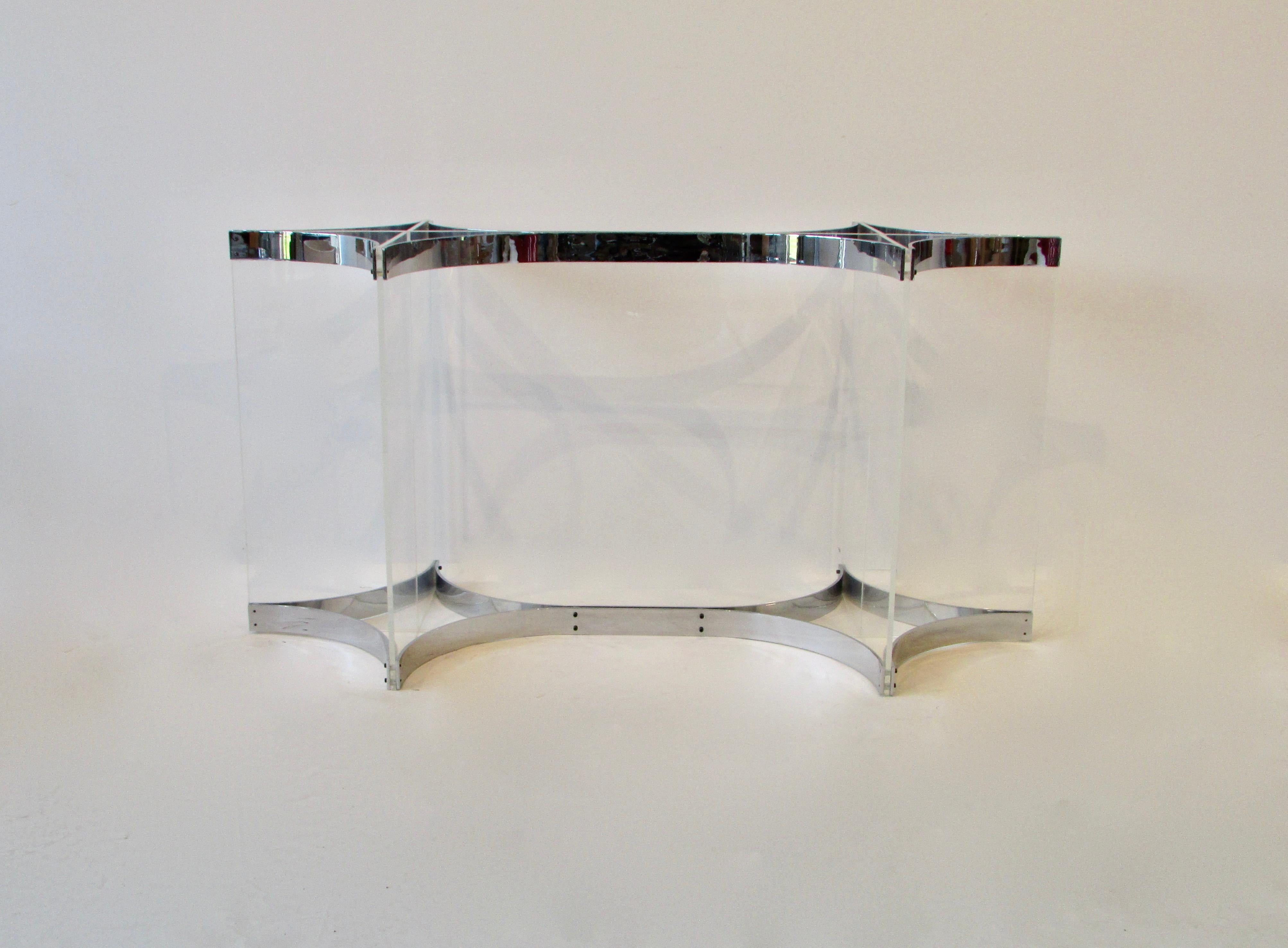 chrome table base only