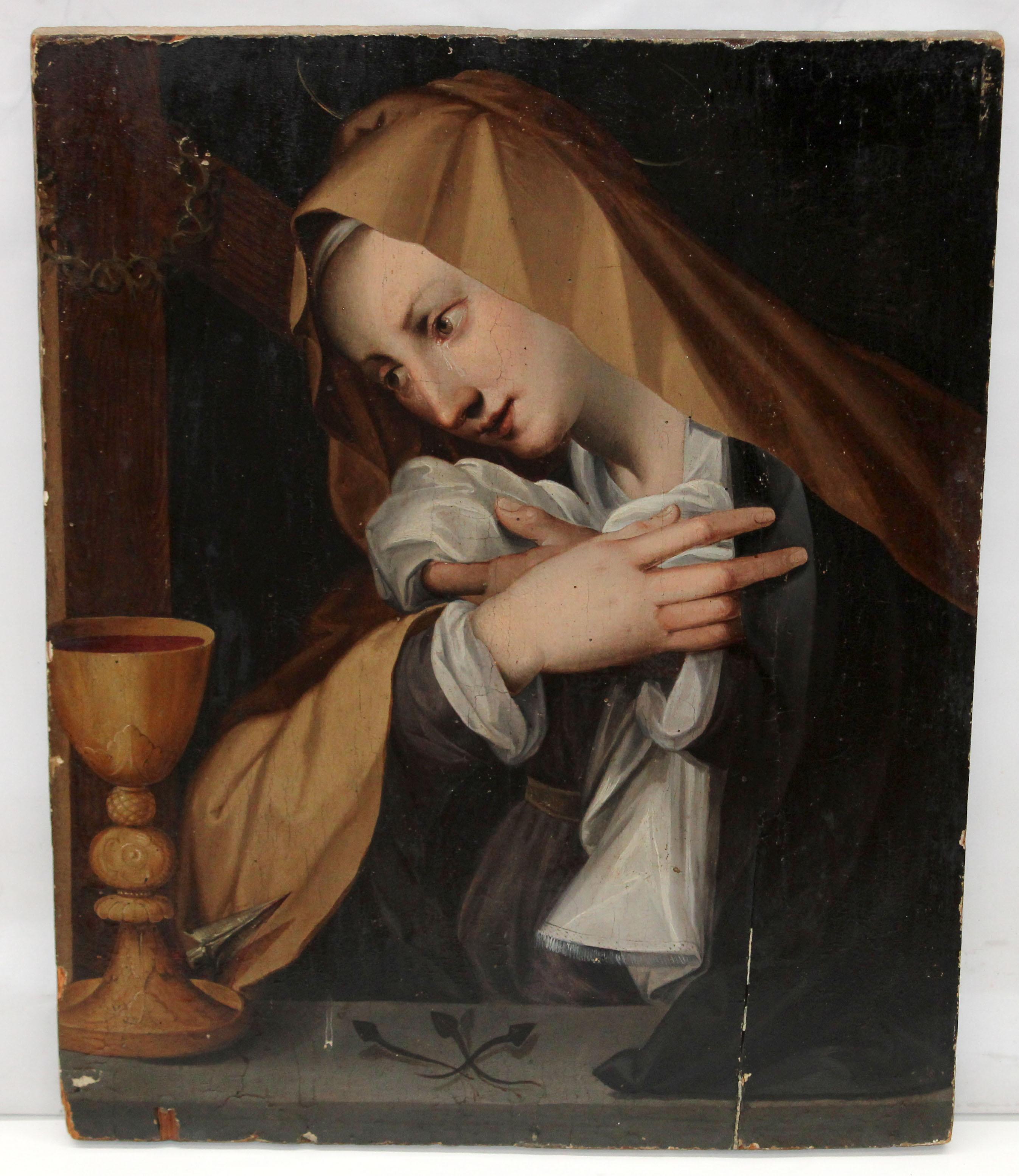 Escuela Florentina (XVII) - Según Alessandro Allori - Santa Magdalena en venta 1