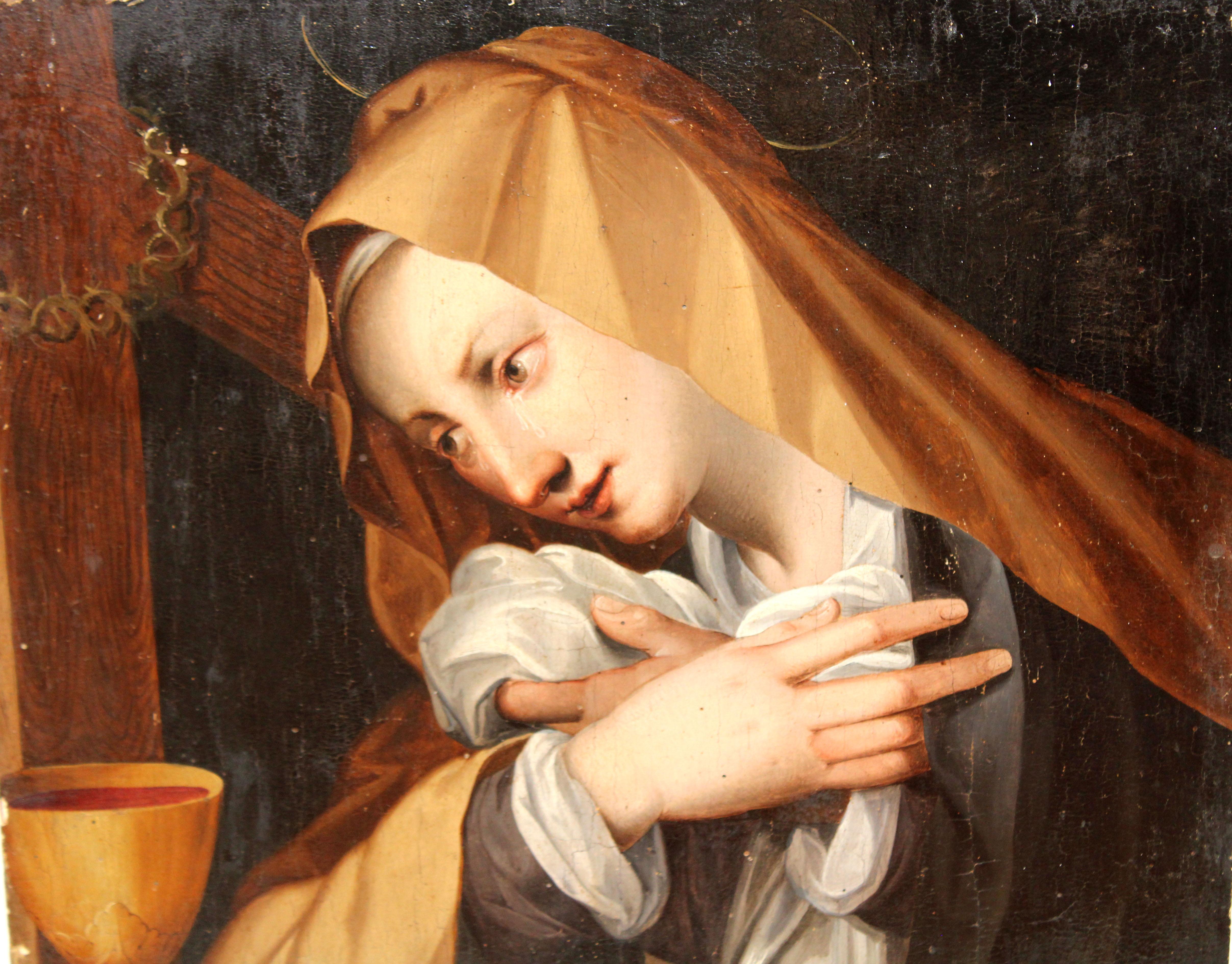 Escuela Florentina (XVII) - Según Alessandro Allori - Santa Magdalena en venta 2