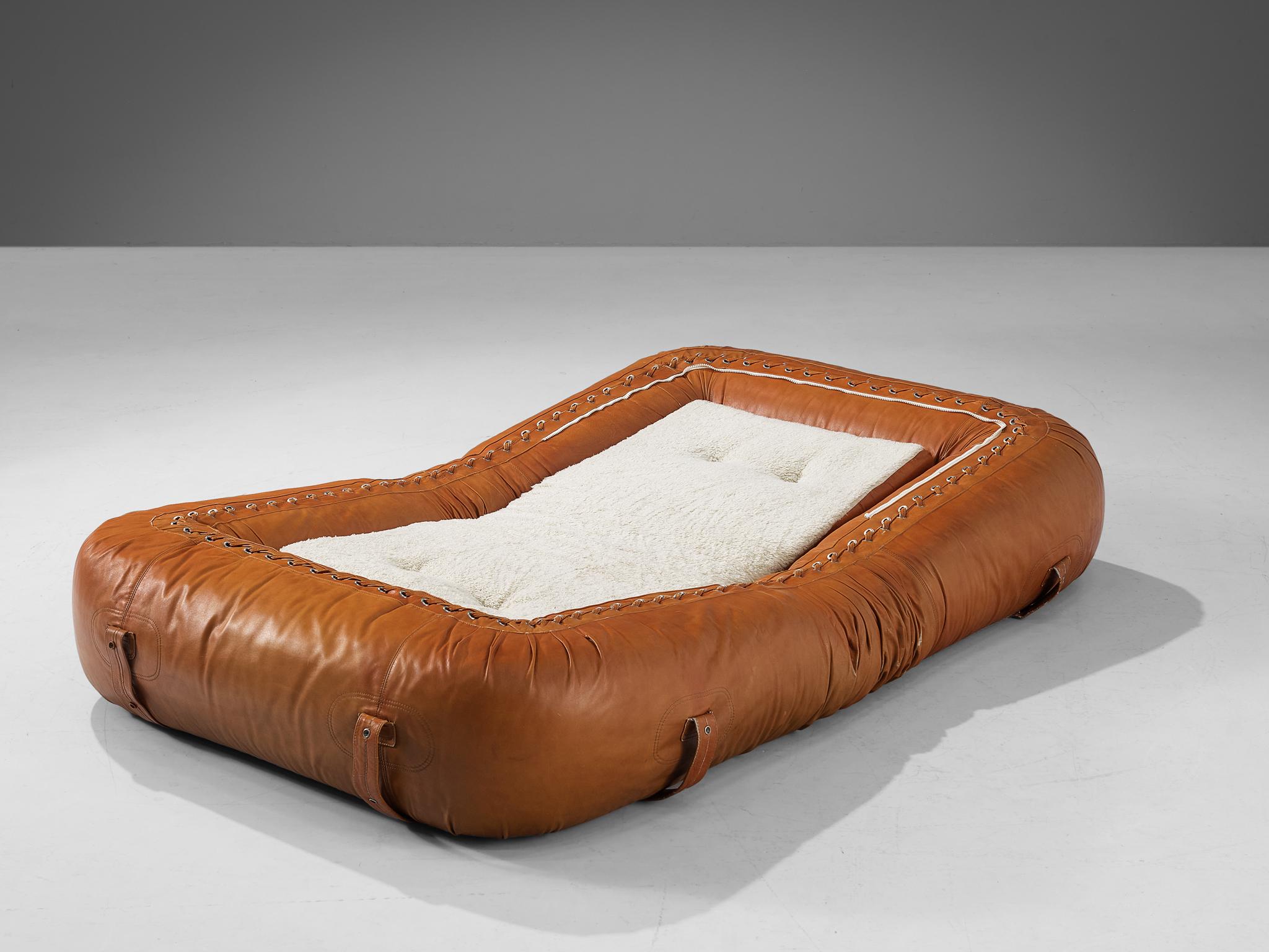 Alessandro Becchi for Giovannetti Collezioni 'Anfibio' Lounge Chairs in Leather 3