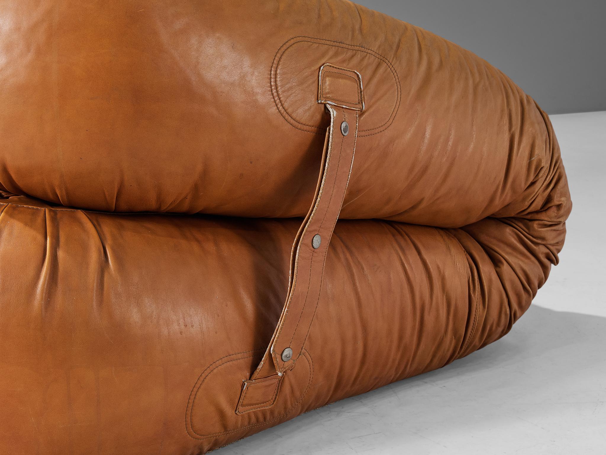 Alessandro Becchi for Giovannetti Collezioni 'Anfibio' Lounge Chairs in Leather 4