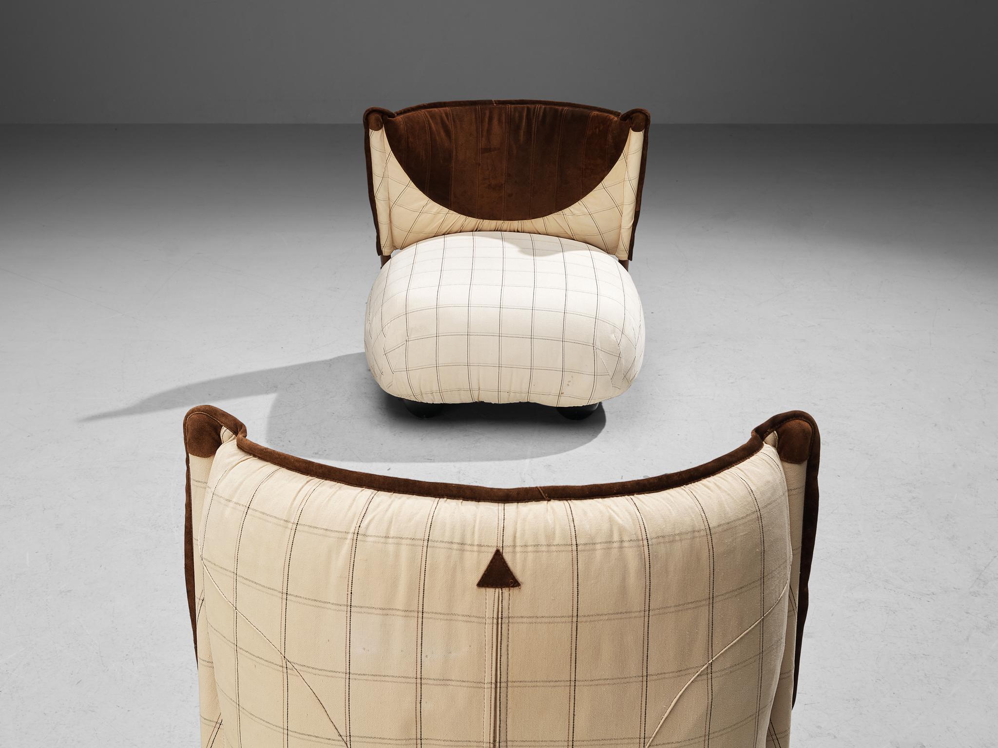 Alessandro Becchi for Giovannetti 'Le Bugie' Pair of Lounge Chairs 4