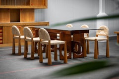 Alessandro Becchi Toscanella chairs Giovannetti Italy 1970