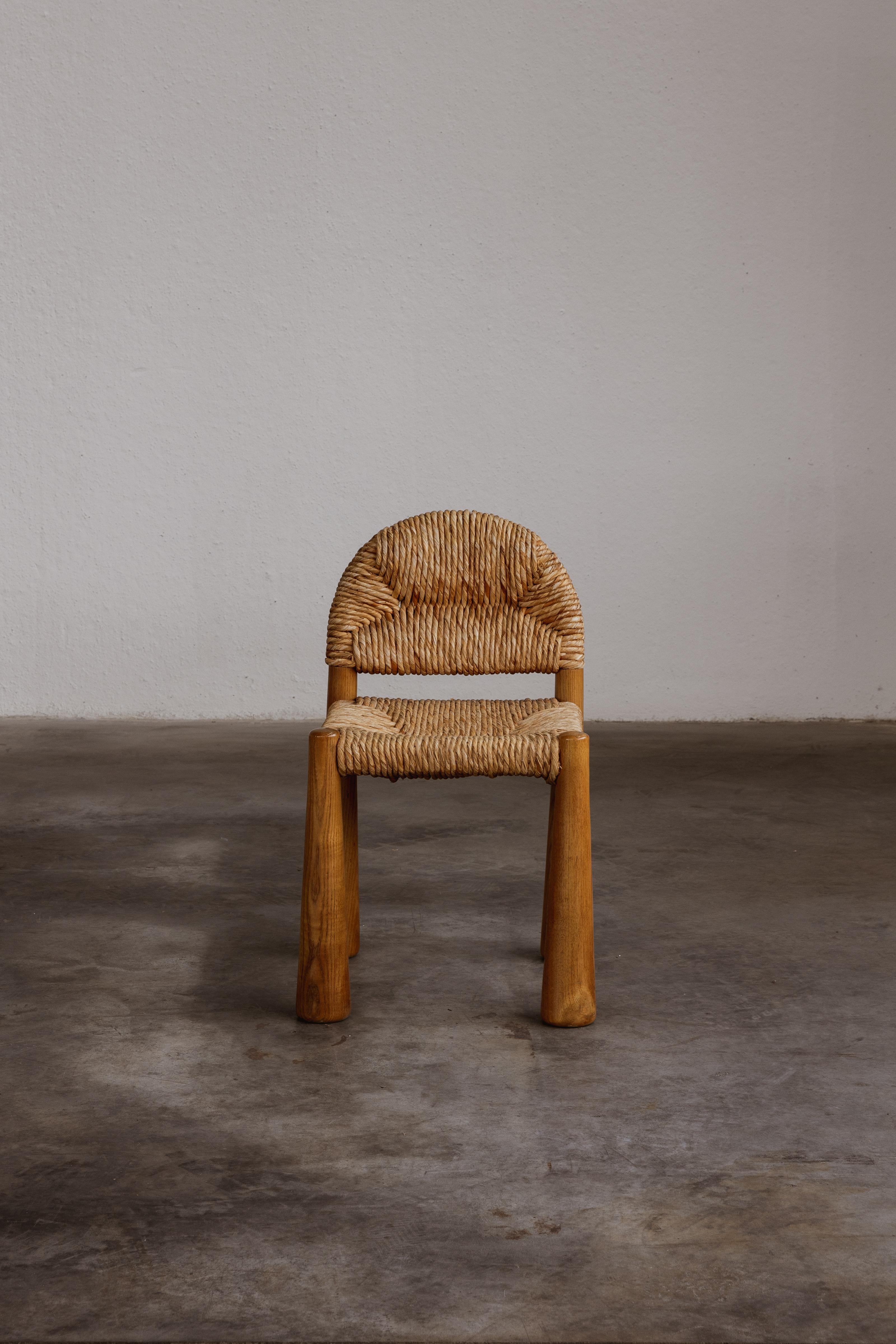 Chaises de salle à manger Toscanolla d'Alessandro Becchi pour Giovannetti, 1970, lot de 6 7