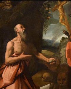 San Girolamo, Moretto, XVI secolo, olio su tela, scuola italiana dei maestri antichi