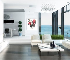 Donna Gentile - Framed Original Abstract Portrait Painting