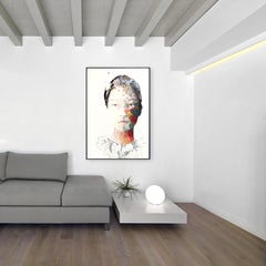 Enchantment - Framed Original Abstract Portrait Painting