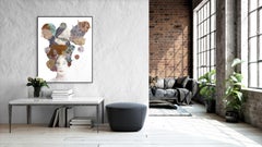 Innocence - Framed Original Abstract Portrait Painting on Canvas