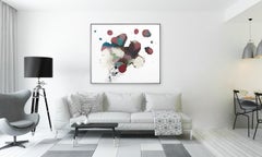Matumba - Large Framed Original Abstract Portrait Painting