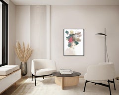 Quiet Soul - Framed Original Figurative Abstract Realism Portrait Painting