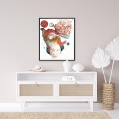 Treasure - Framed Original Abstract Portrait Painting