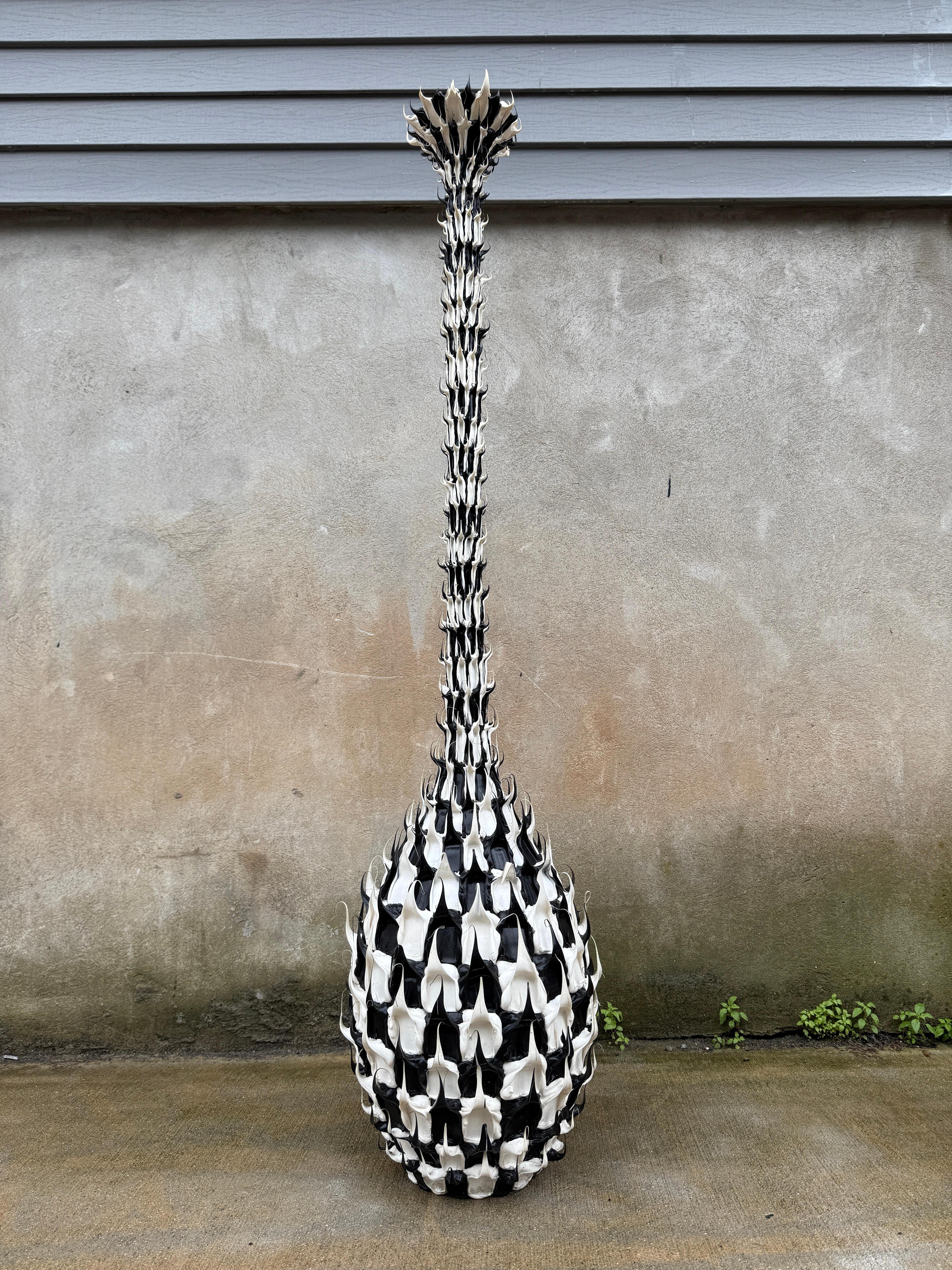 Alessandro Ciffo (attr) Vaso grande in silicone in vendita 2
