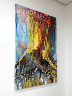 Eruzione 1 - Painting by Alessandro Filetti - 2018