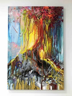 Eruzione 1 - Painting by Alessandro Filetti - 2018