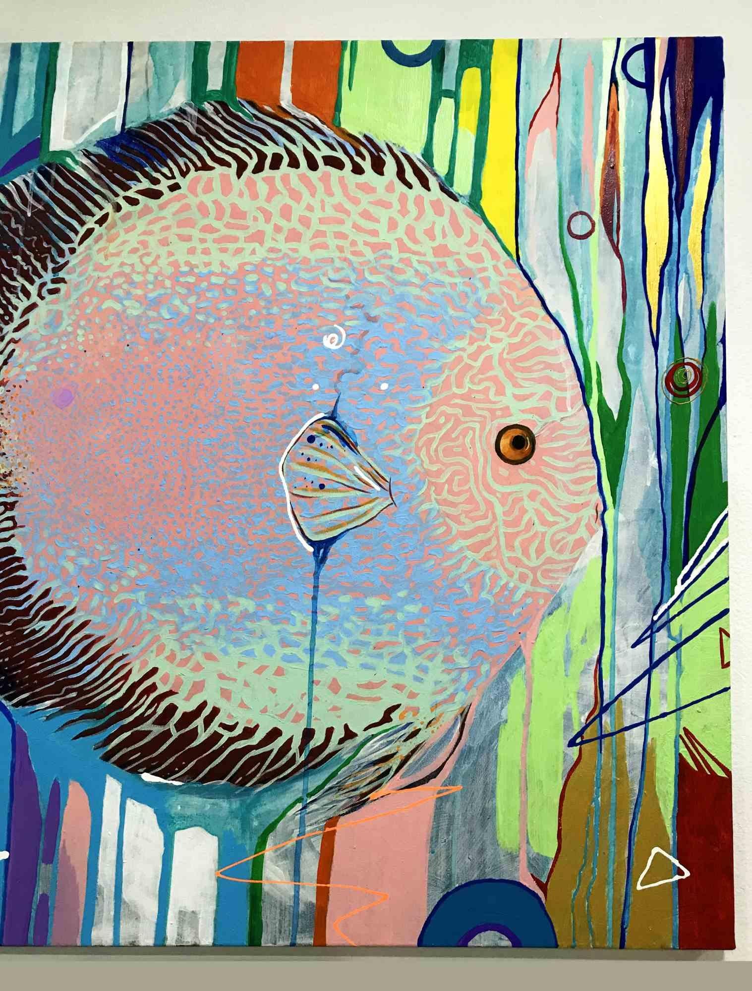 Pesce - Pittura di Alessandro Filetti - 2013 in vendita 5