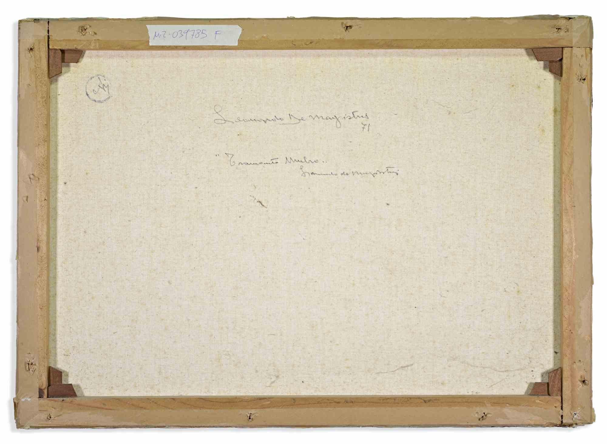 Umbrian Sunset - Paint by Alessandro Filetti - 1971 For Sale 2