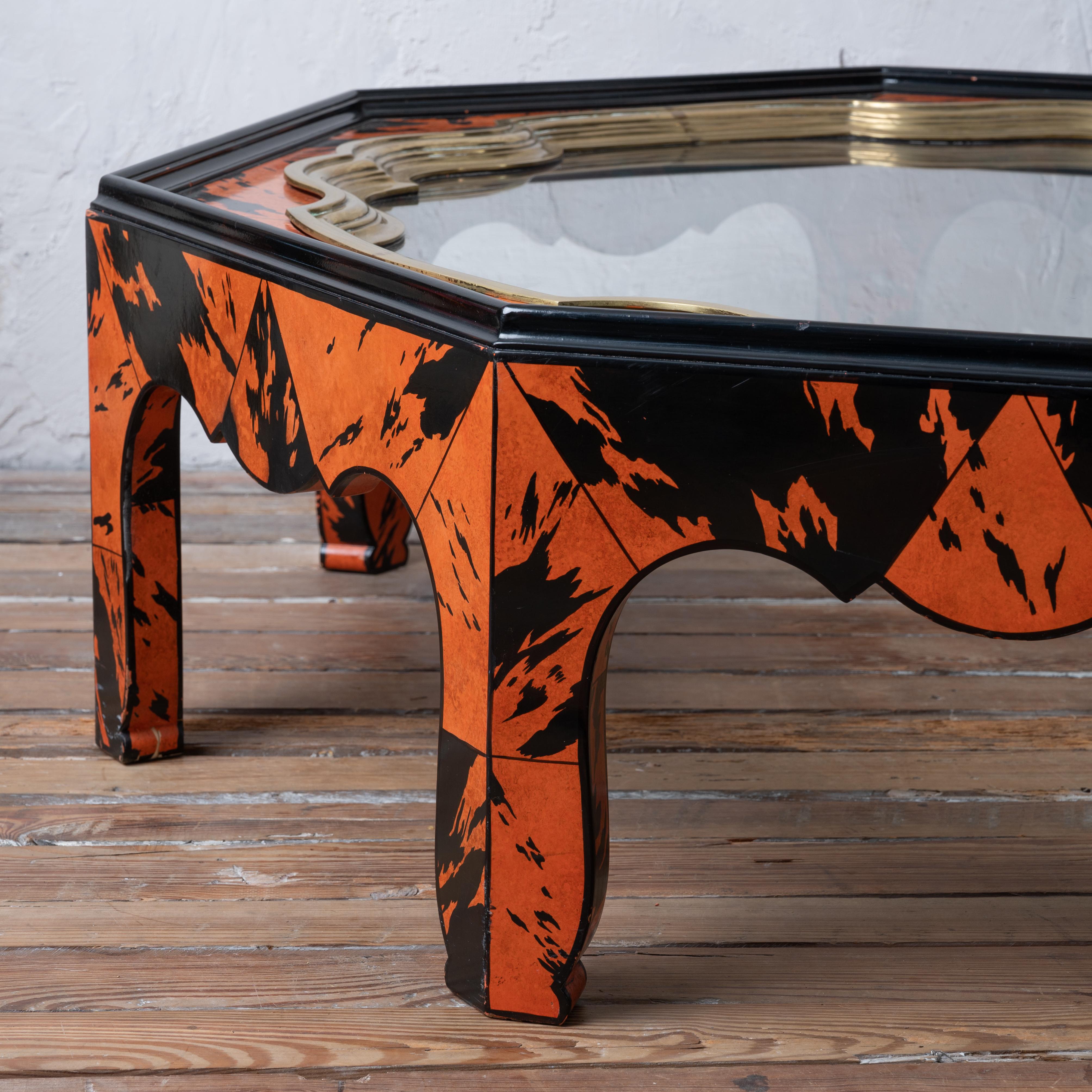 Lacquered Alessandro for Baker Coffee Table For Sale