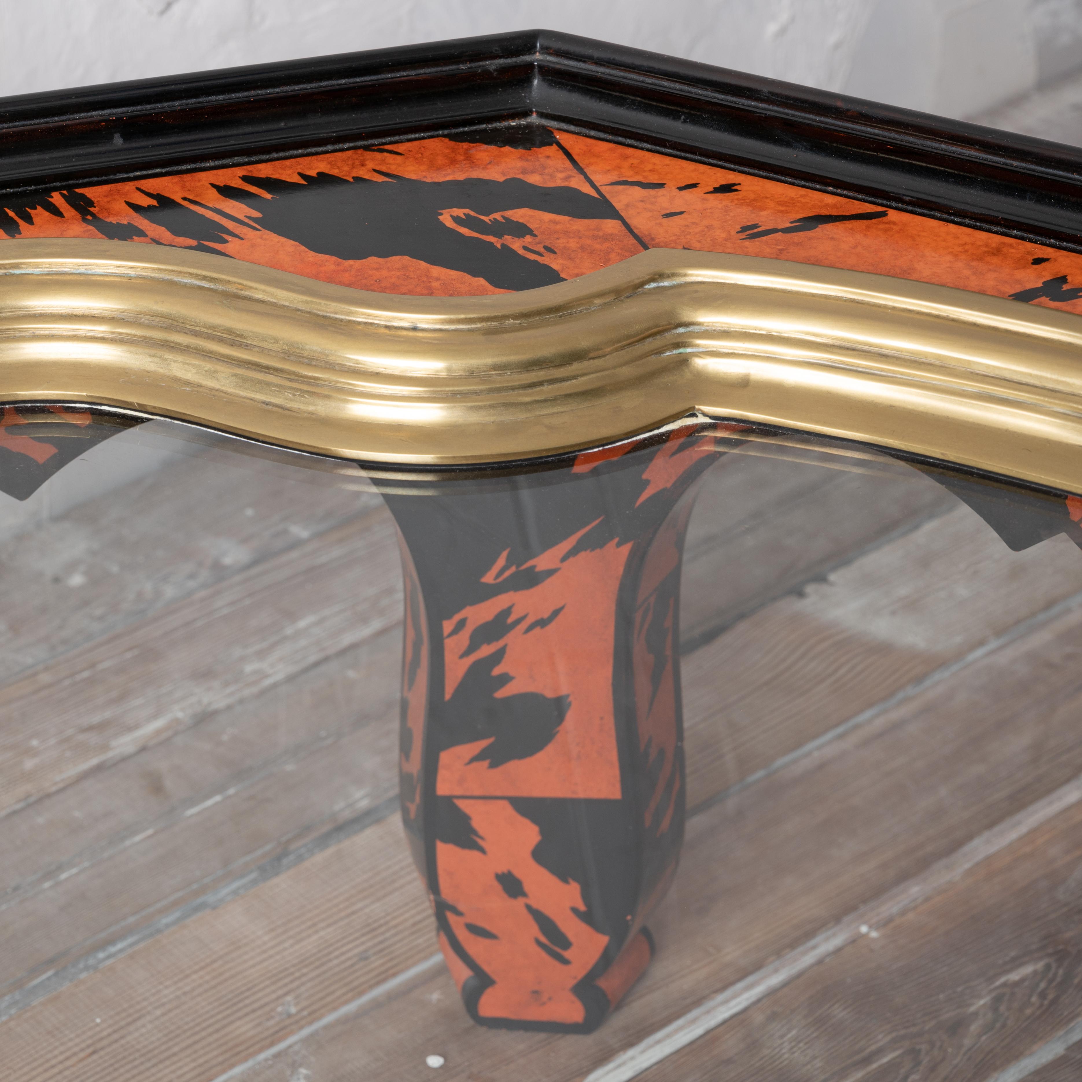 Brass Alessandro for Baker Coffee Table For Sale