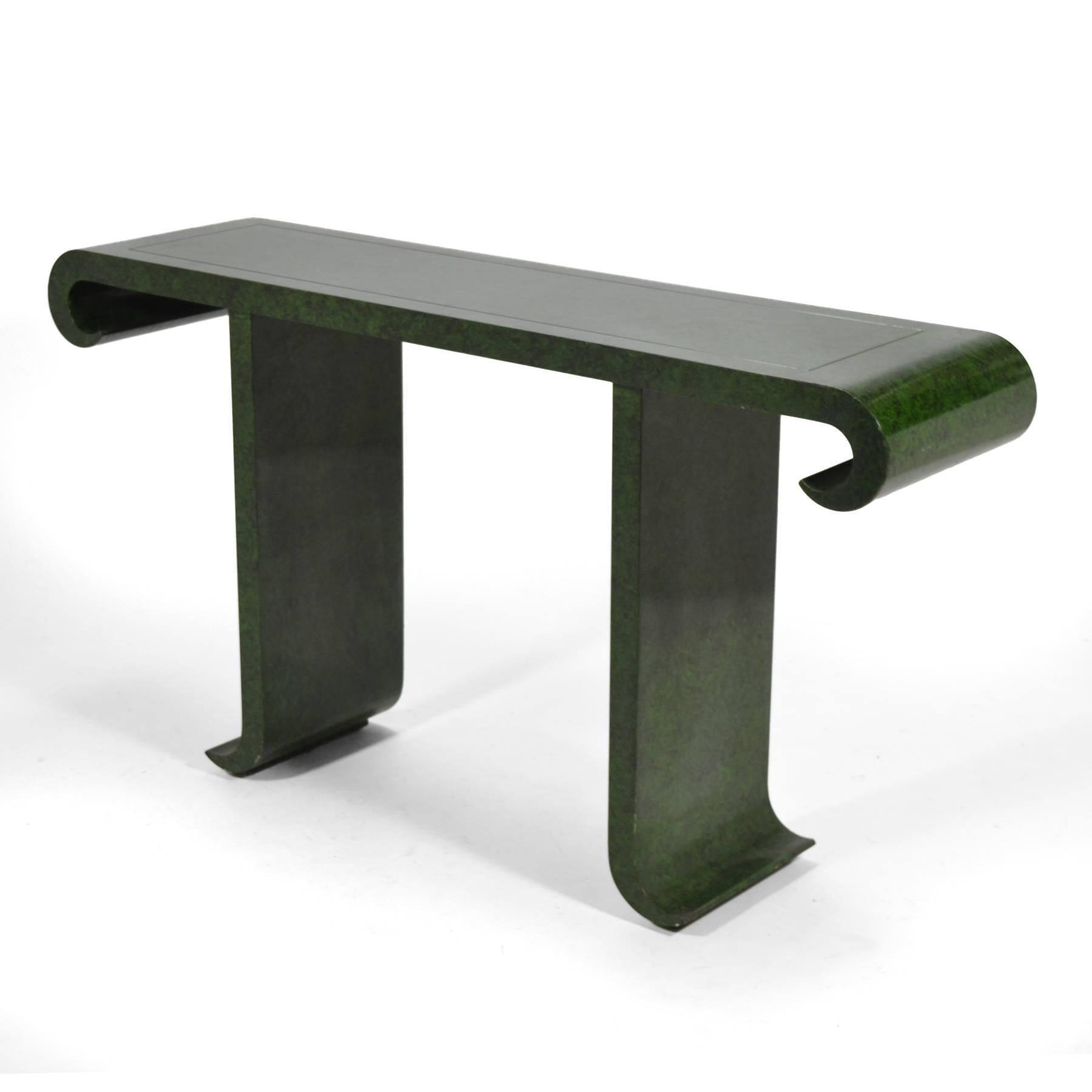 Hollywood Regency Alessandro For Baker Console Table