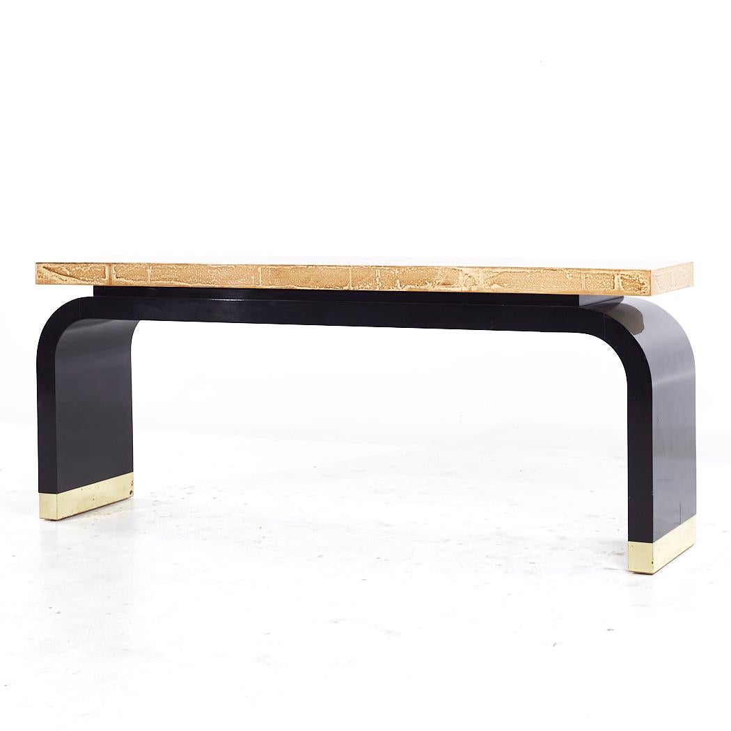 Modern Alessandro for Baker Mid Century Console Table For Sale