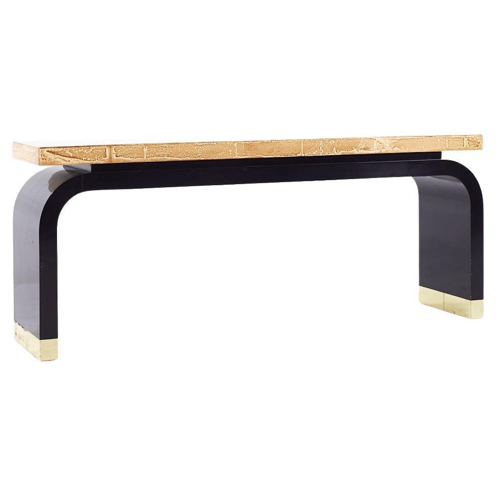 Alessandro for Baker Mid Century Console Table For Sale