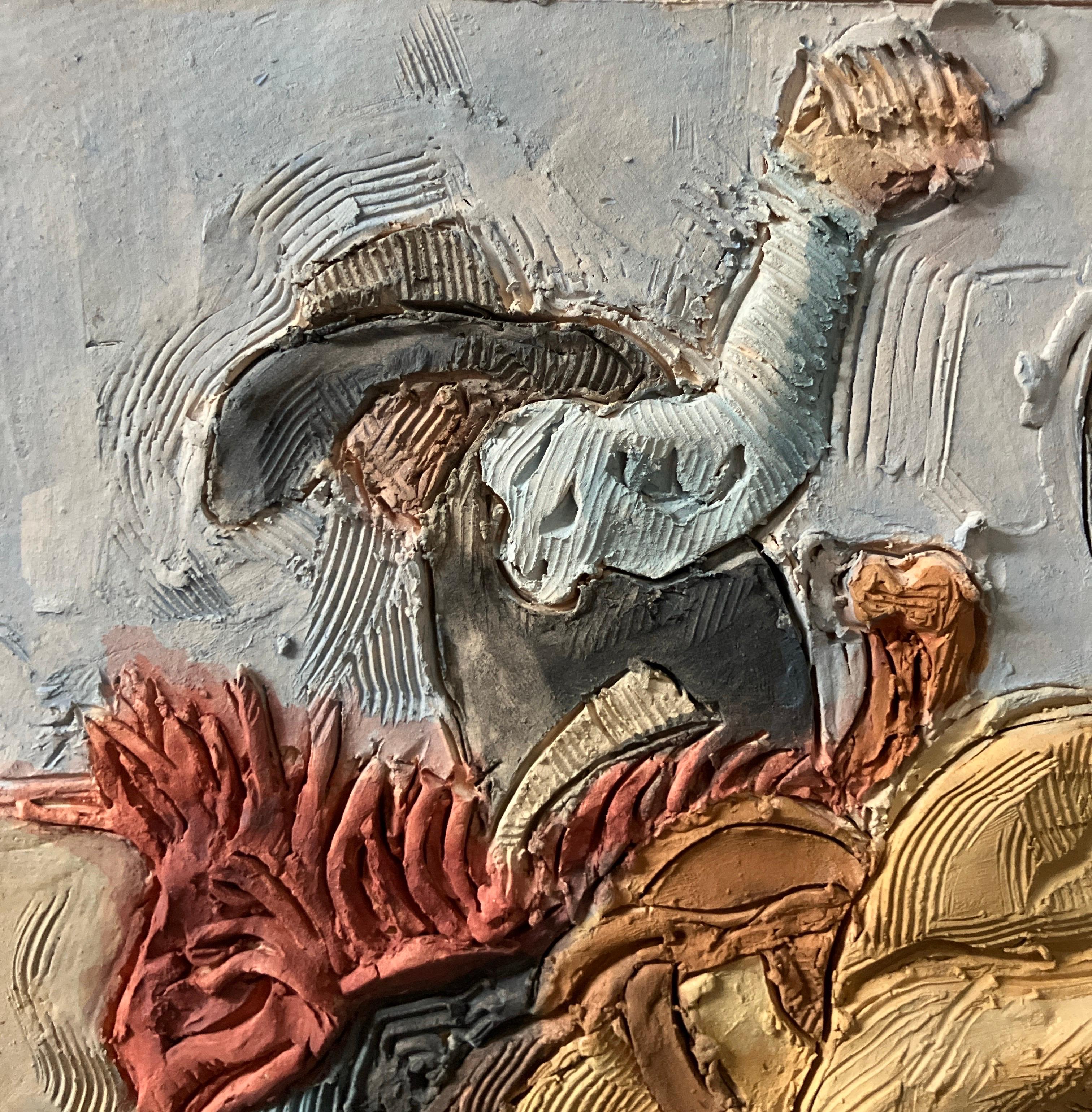Cerámica, Azulejo Colgante, Grapa Francesa, Gres, Escultura 2D, Doma, Tarot

