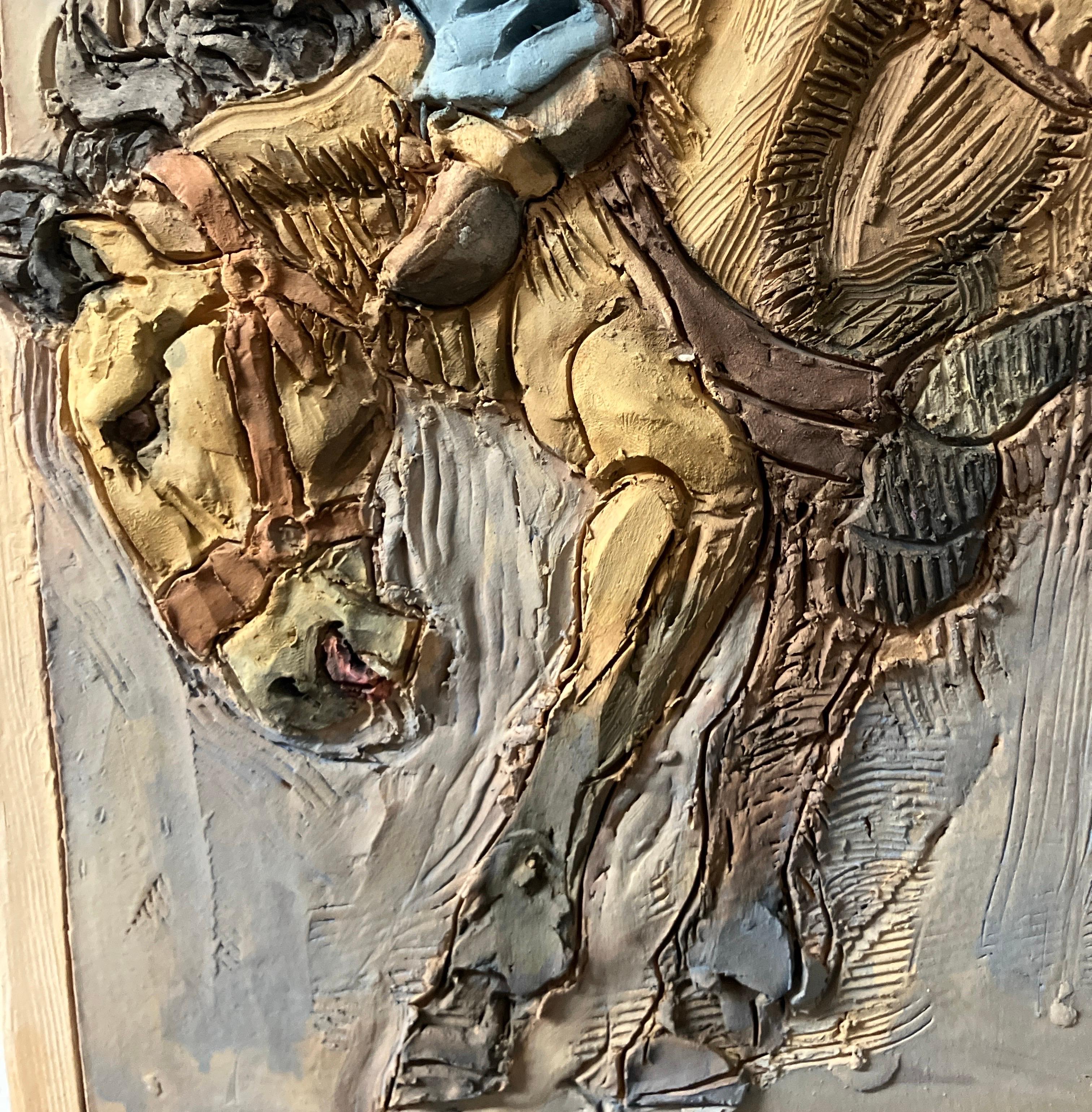 Cerámica, Azulejo Colgante, Grapa Francesa, Gres, Escultura 2D, Doma, Tarot en venta 1