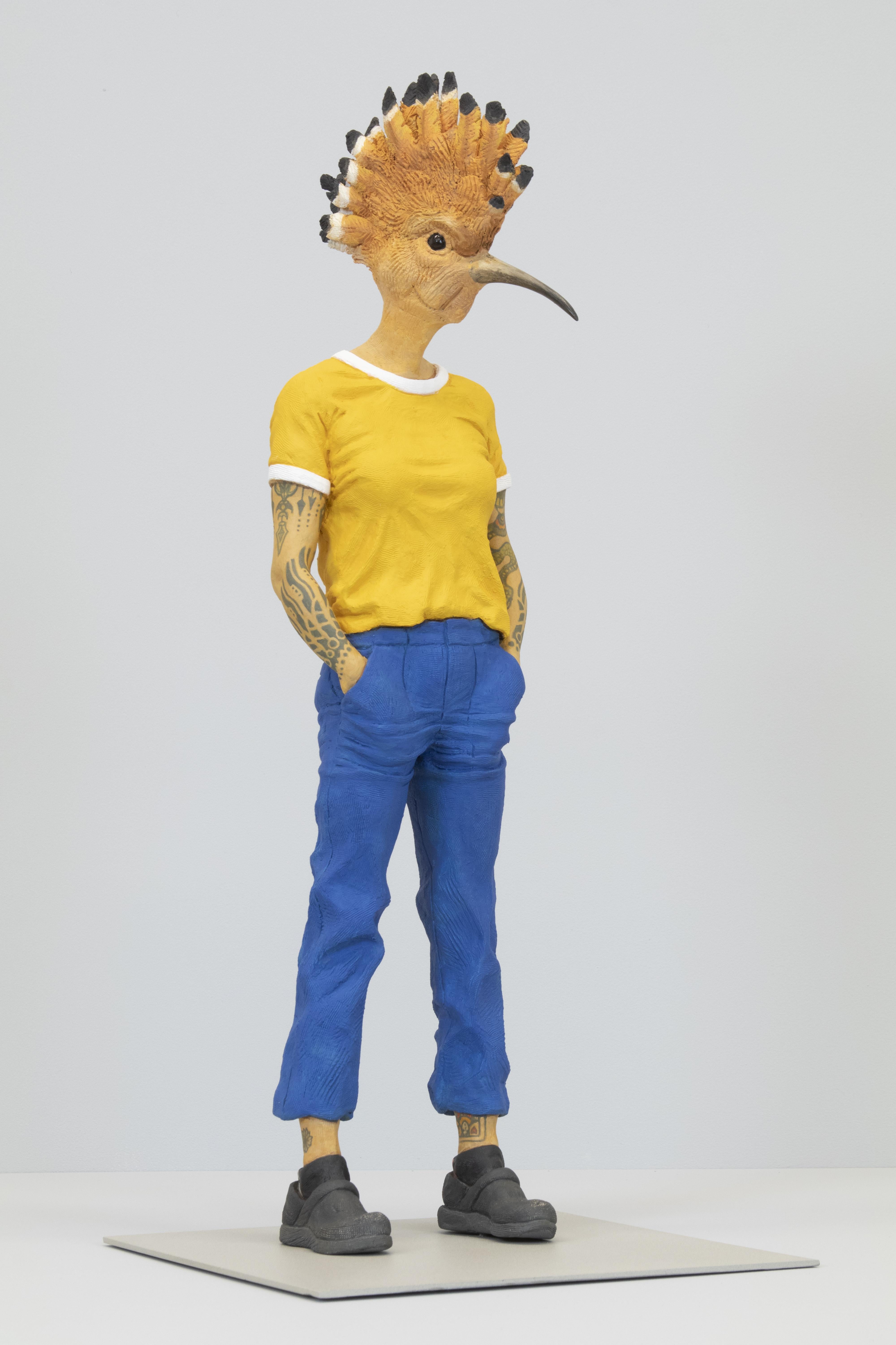 Figurative Sculpture di Alessandro Gallo - "Non sono affari tuoi", Contemporaneo, Figurativo, Ceramica, Scultura