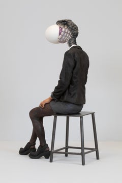 "Tipo A", Contemporaneo, Figurativo, Tecnica mista, Ceramica, Scultura, Gres
