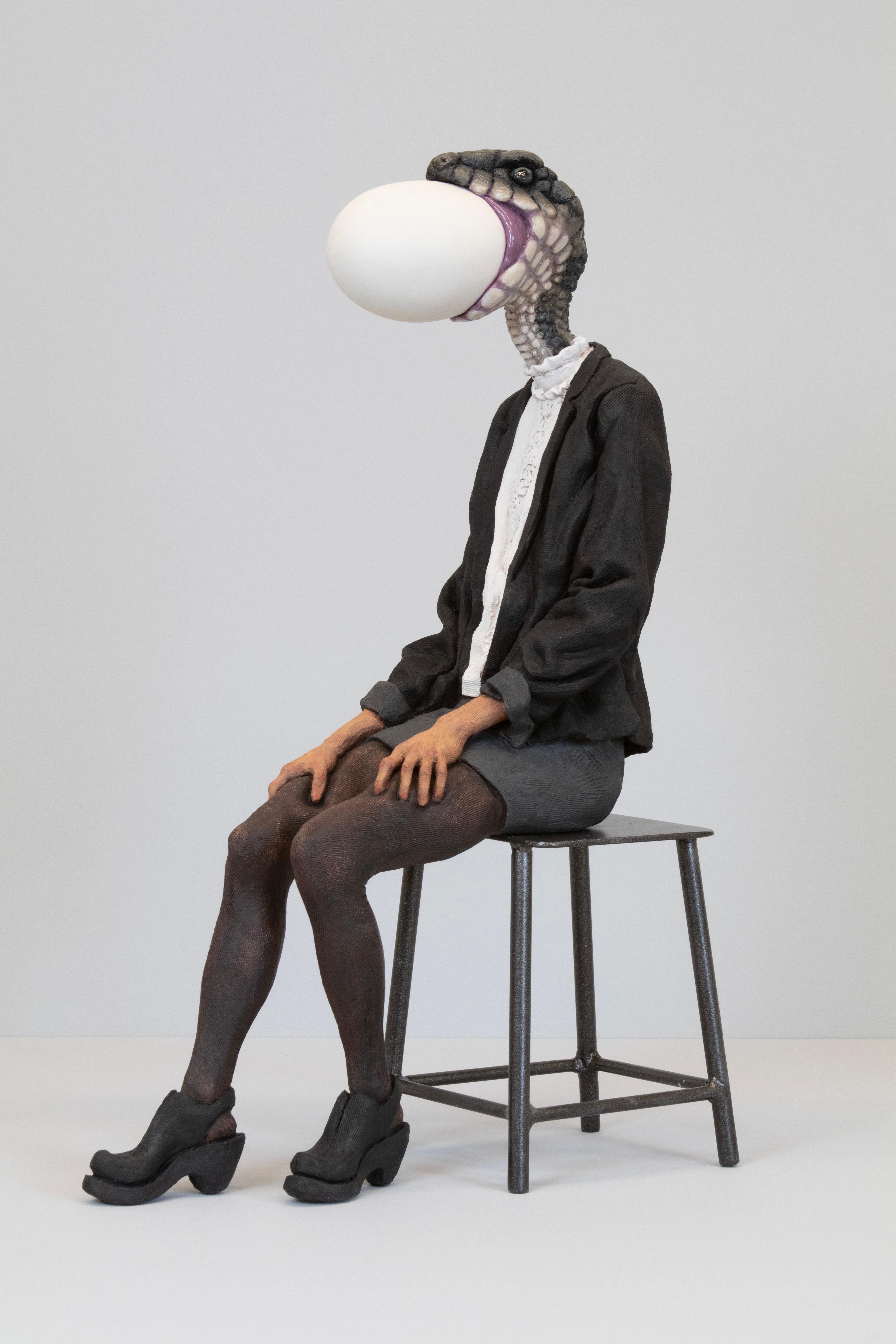 "Tipo A", Contemporáneo, Figurativo, Técnica mixta, Cerámica, Escultura, Gres