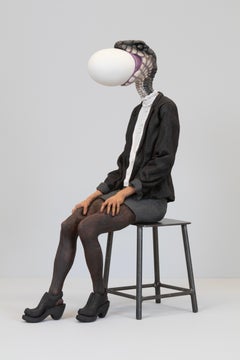 "Tipo A", Contemporaneo, Figurativo, Tecnica mista, Ceramica, Scultura, Gres