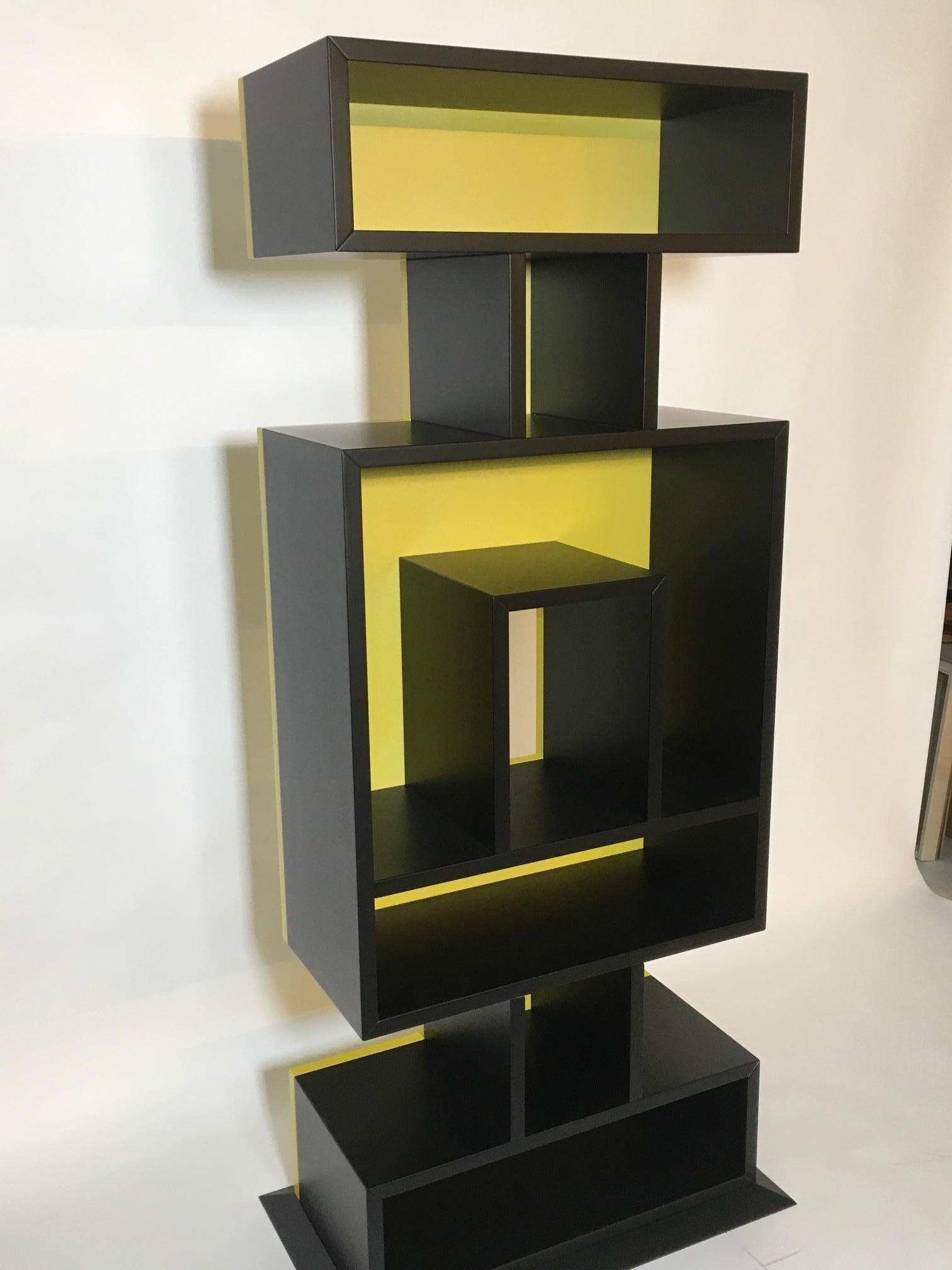 Modern Bookcase Totem Collezione Ollo Alchimia by Alessandro Guerriero, Italy For Sale
