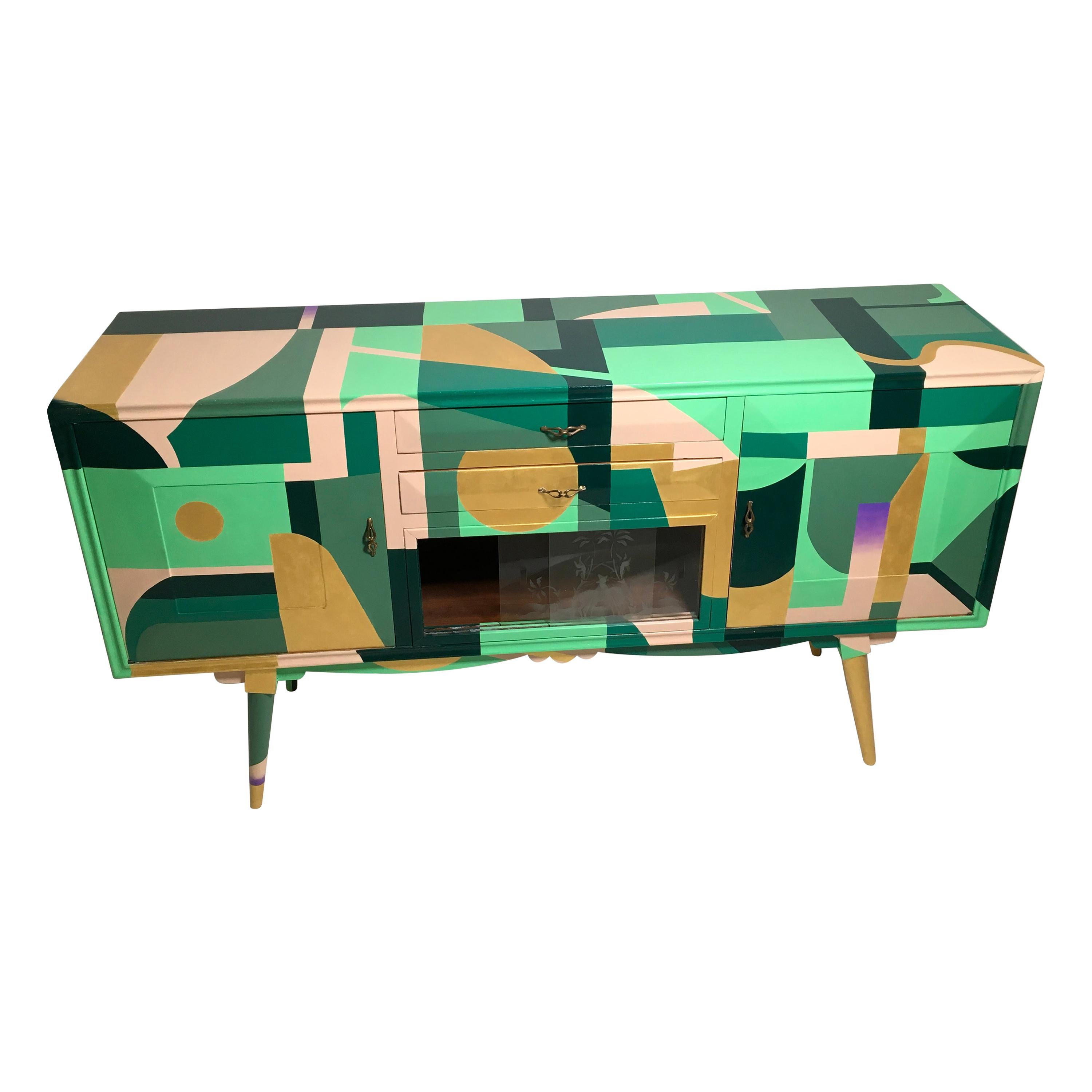 Alessandro Guerriero Credenzas for Collection Redesign Alchimia, Italy