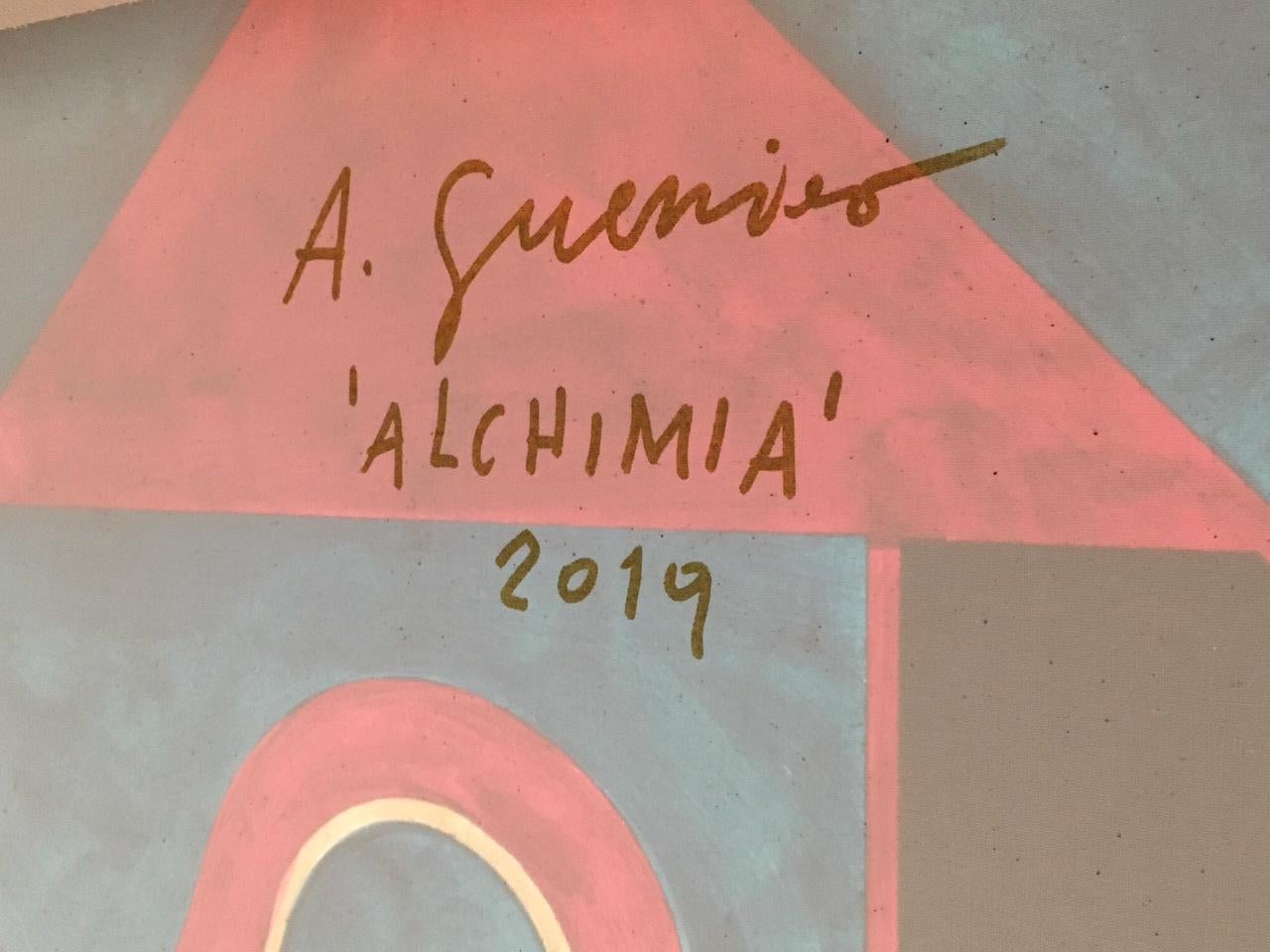 Pintura de Alessandro Guerriero para Alchimia Acrílico en venta