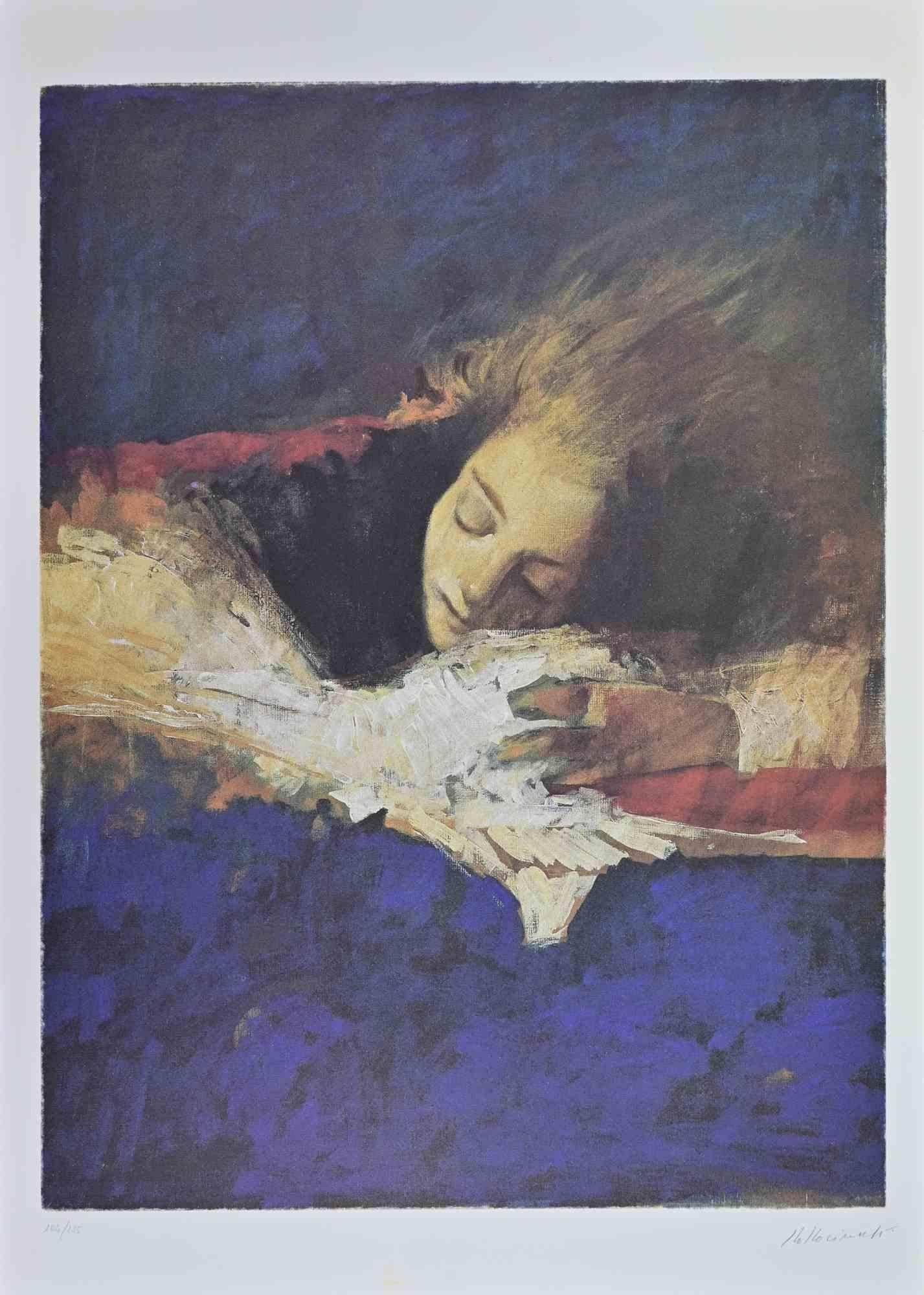 Rêves de nuit - Lithographie d'Alessandro Kokocinski - années 1990