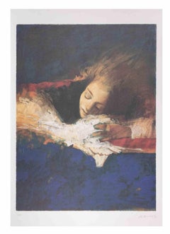 Rêves de nuit - Lithographie d'Alessandro Kokocinski - années 1990