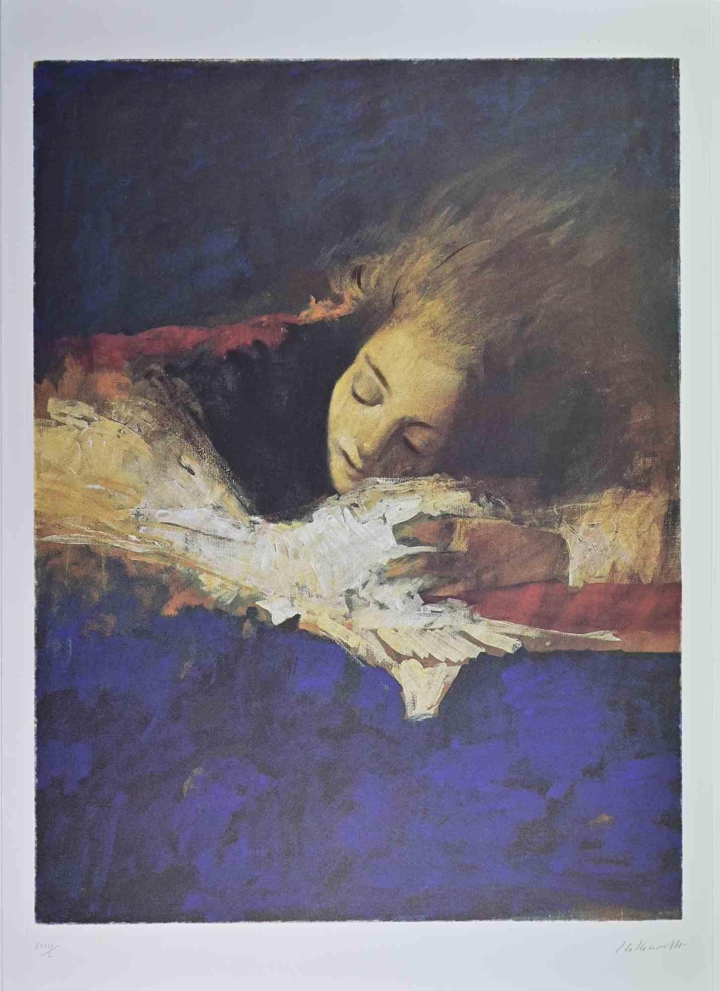Nachtträume - Lithographie von Alessandro Kokocinski - 1990er Jahre