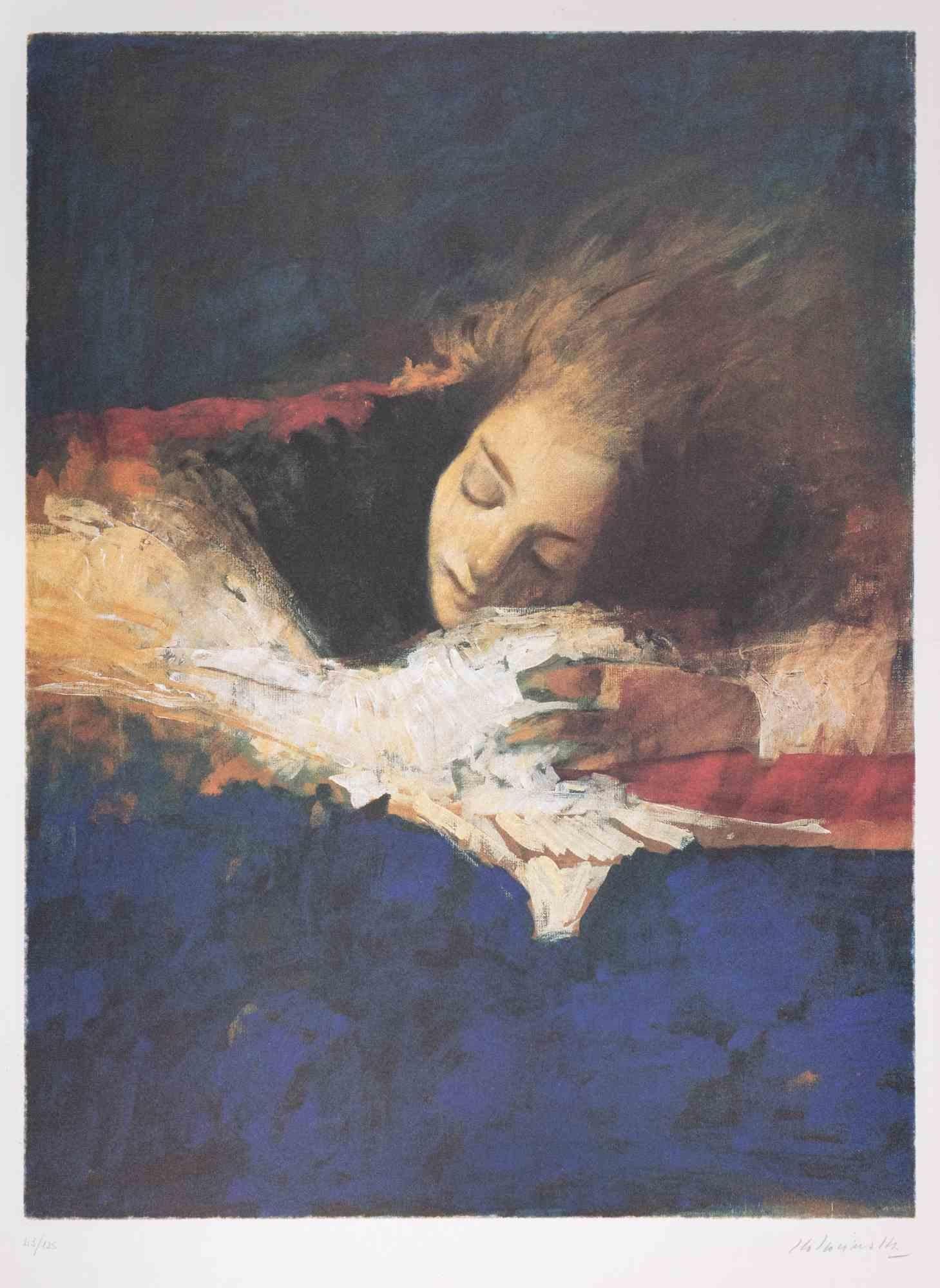Nachtträume - Lithographie von Alessandro Kokocinski - 1990er Jahre