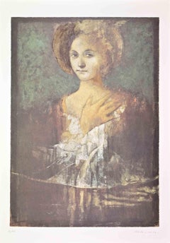 Alessandro Kokocinski - Renaissance Woman - Lithograph by Alessandro Kokocinski - 1990s Renaissance Woman - Lithograph by Alessandro Kokocinski - 1990s